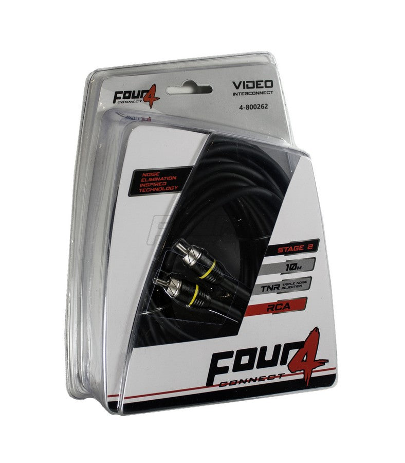 FOUR Connect STAGE2 4-800262 RCA-videokabel 10 m