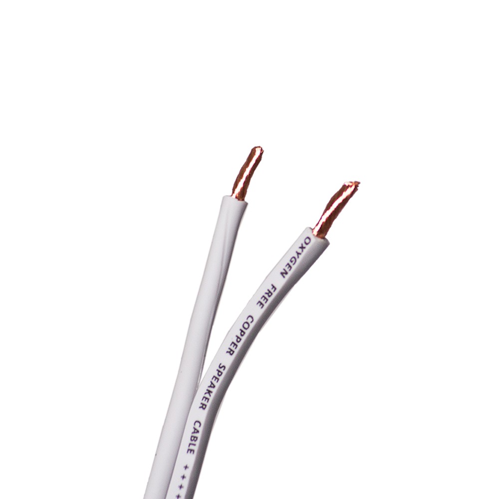 4Connect 4-800268 STAGE 2 vit OFC-högtalarkabel 2x2,5 mm² 200 m
