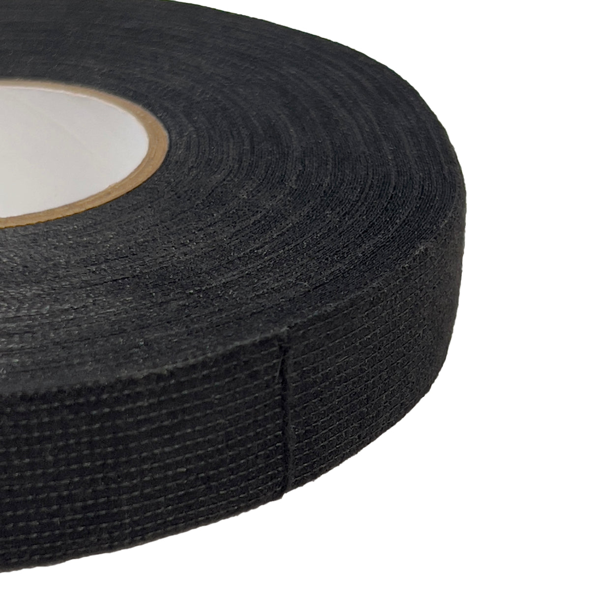FOUR Connect PET-fleecetejp, 19 mm x 25 m, svart, rivbar