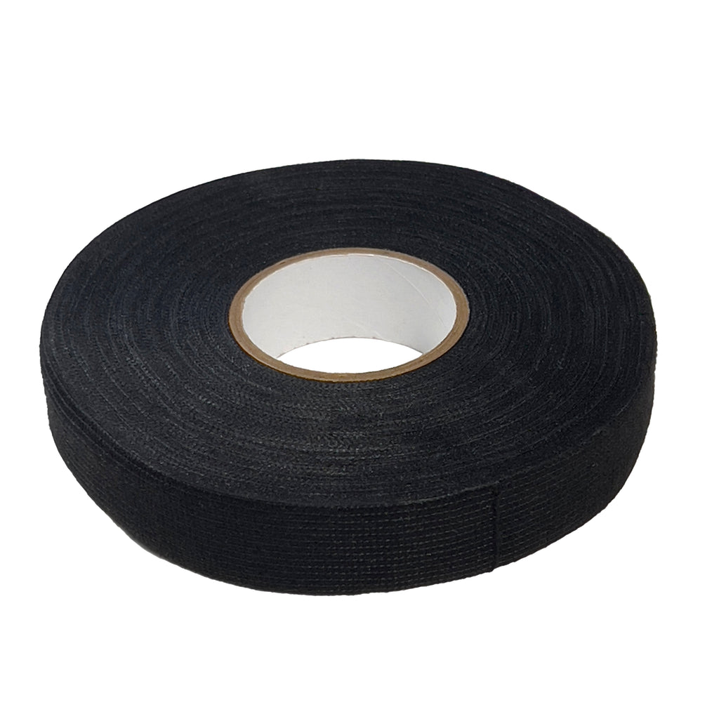 FOUR Connect PET-fleecetejp, 19 mm x 25 m, svart, rivbar