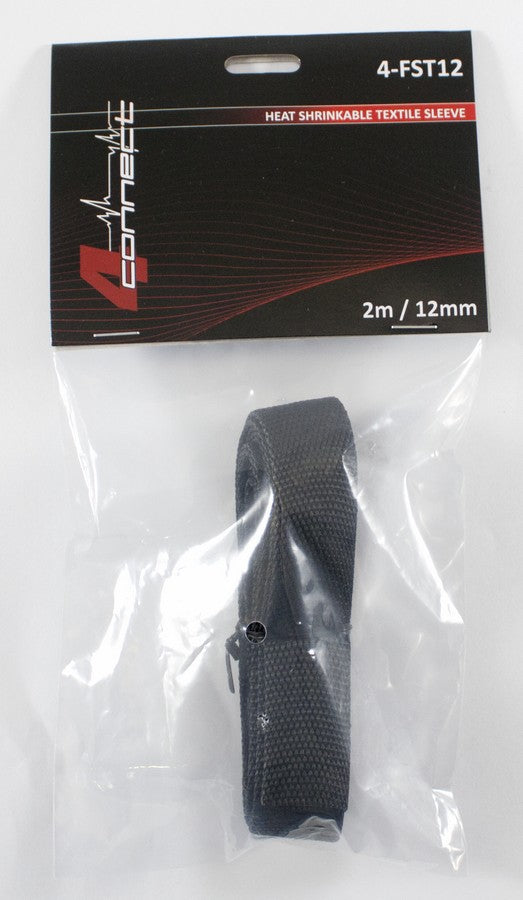 FOUR Connect 4-FST12 krympslang i tyg/nylon, 12 mm x 2 m