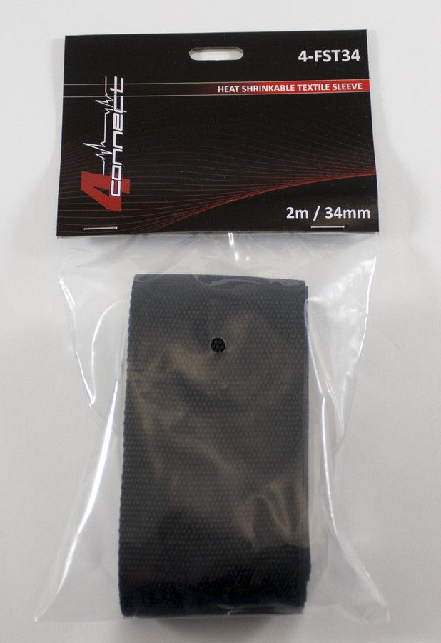 4Connect 4-FST34 krympslang i tyg/nylon, 34 mm x 2 m
