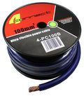 4Connect 4-PC100B strömkabel 100 mm² blå 12 m