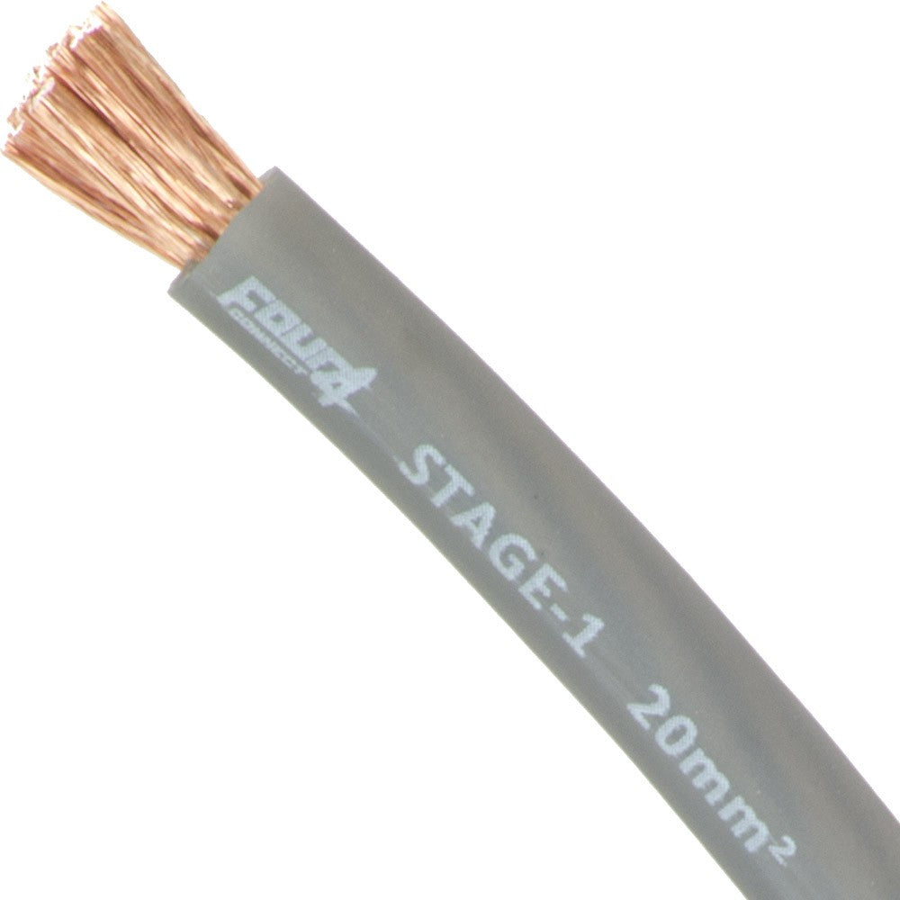 4Connect 4-PC20N strömkabel 20 mm² mörkbrun 50 m