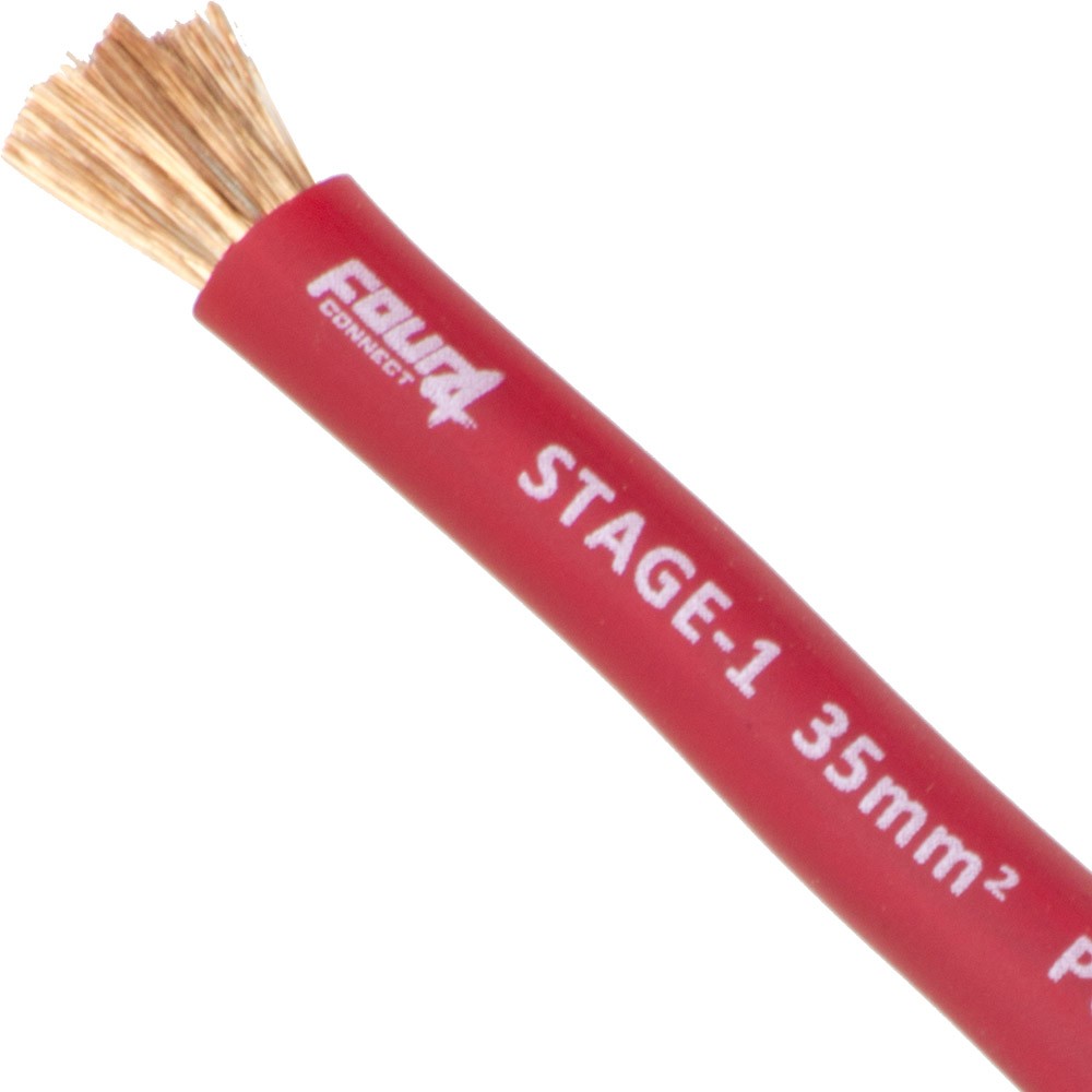 4Connect 4-PC35P strömkabel 35 mm² röd 30 m