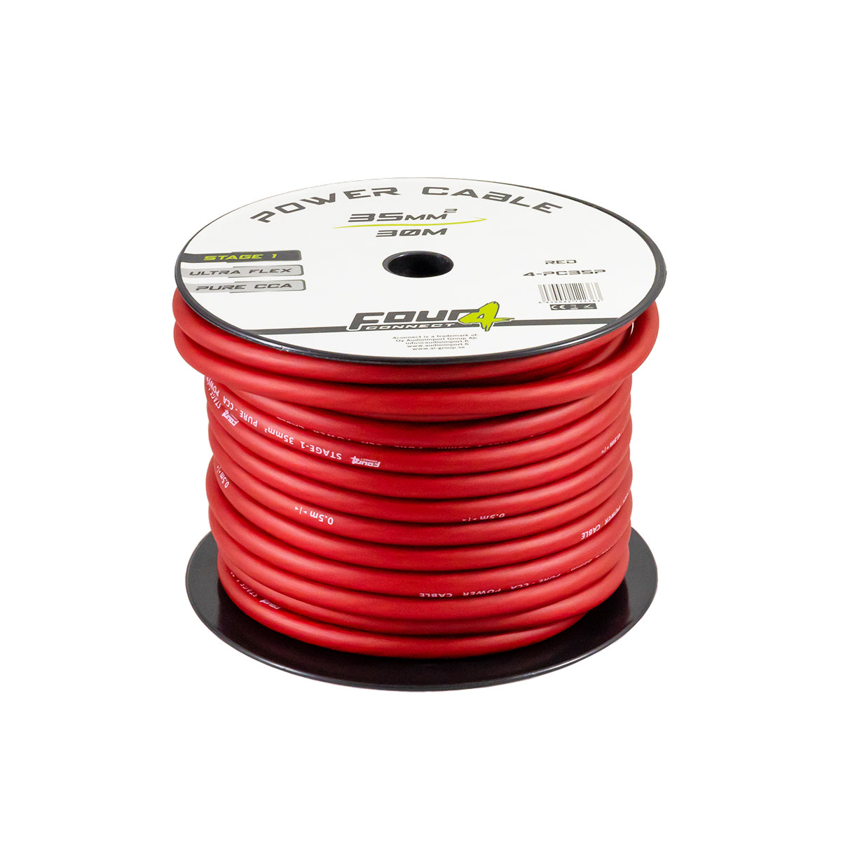 4Connect 4-PC35P strömkabel 35 mm² röd 30 m