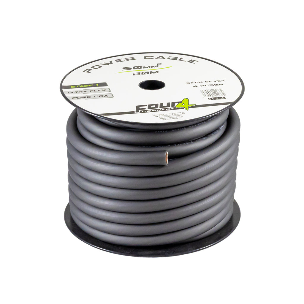 4Connect 4-PC50N strömkabel 50 mm² mörkgrå 20 m