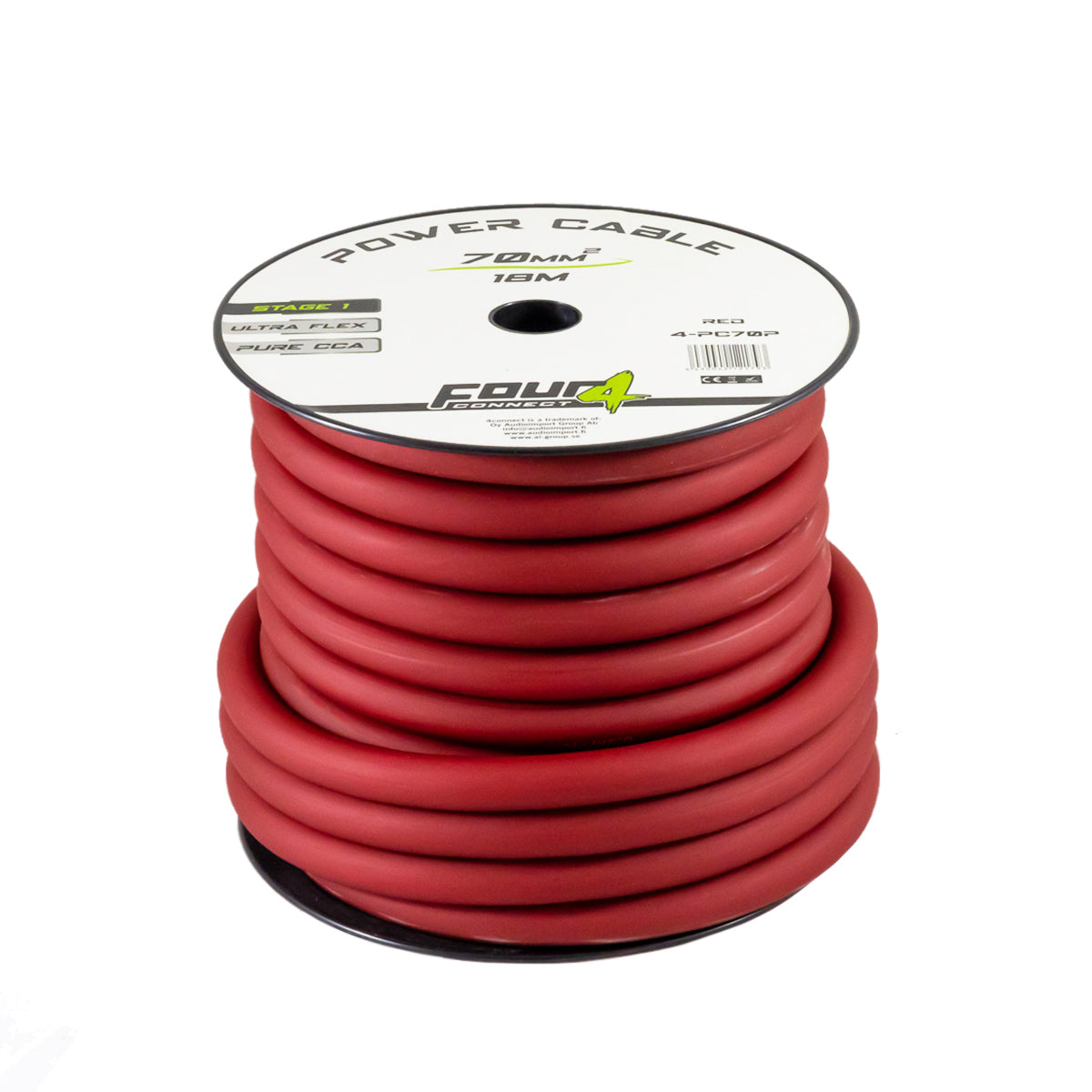 FOUR Connect 4-PC70P strömkabel 70 mm² röd 18 m