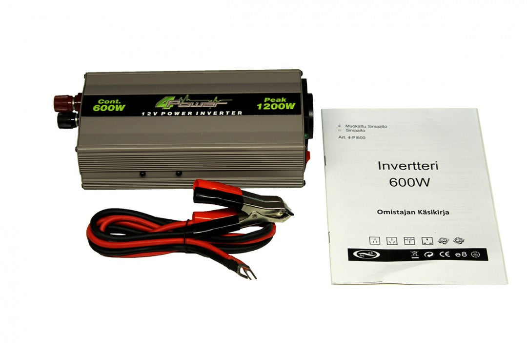 4Power 24 V till 220 V spänningsomvandlare