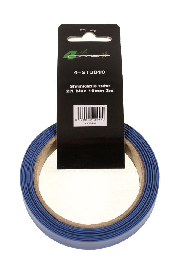 FOUR Connect krympslang 10 mm, blå, 3 m