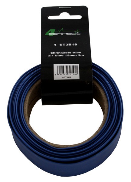 FOUR Connect krympslang 19 mm, blå, 3 m