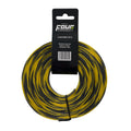 FOUR Connect 4-NS10BLYE12 nylonstrumpa svart/gul 12/25 mm 10 m