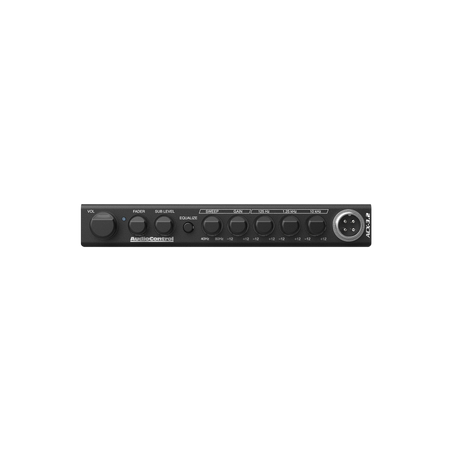 AudioControl ACX-3.2, allväders-EQ och delningsfilter med paging-mikrofon