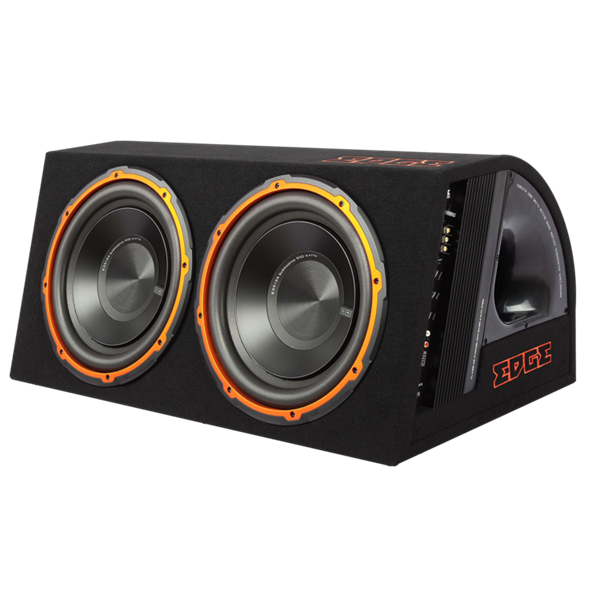 EDGE Aktivt Subwooferkabinett 2 × 12", MOSFET, 600 W RMS