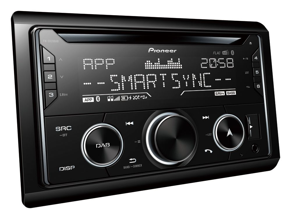 Pioneer FH-S820DAB, Bilstereo med CD, radio, MIXTRAX, MP3/WMA och DAB
