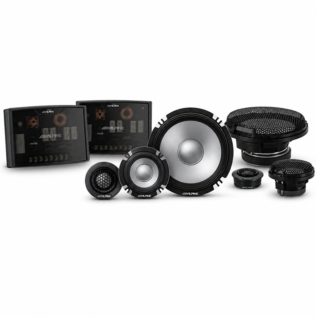 Alpine R2-S653 – 6,5" 3-vägs PRO-komponenthögtalare