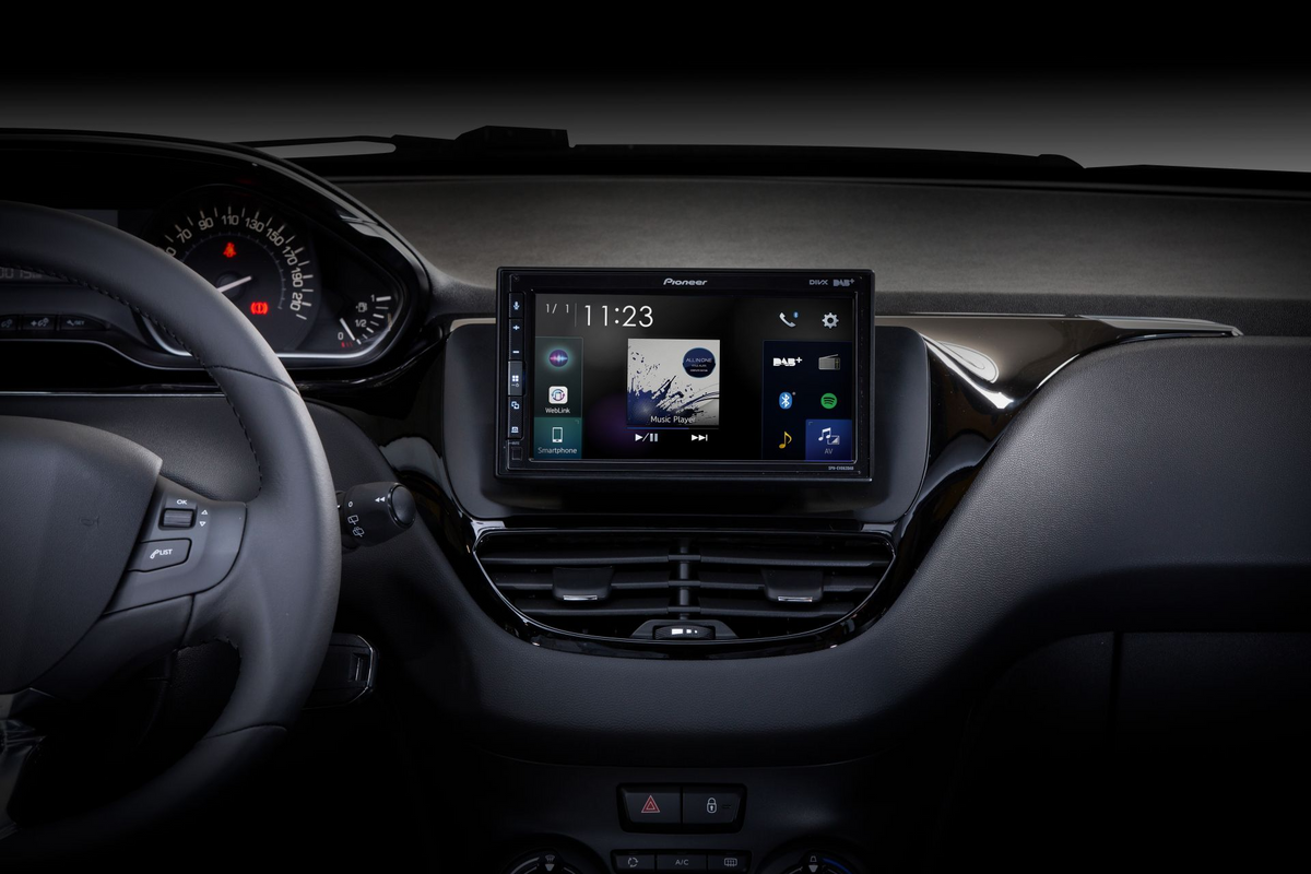 Pioneer SPH-EVO62DAB-208, Bilstereo för Peugeot 208/2008 (2012–2019)