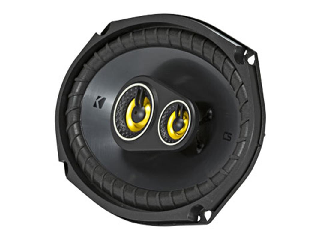 Kicker 46CSC6934, 6x9-tums 3-vägs koaxialhögtalare (160x230 mm), 4 ohm