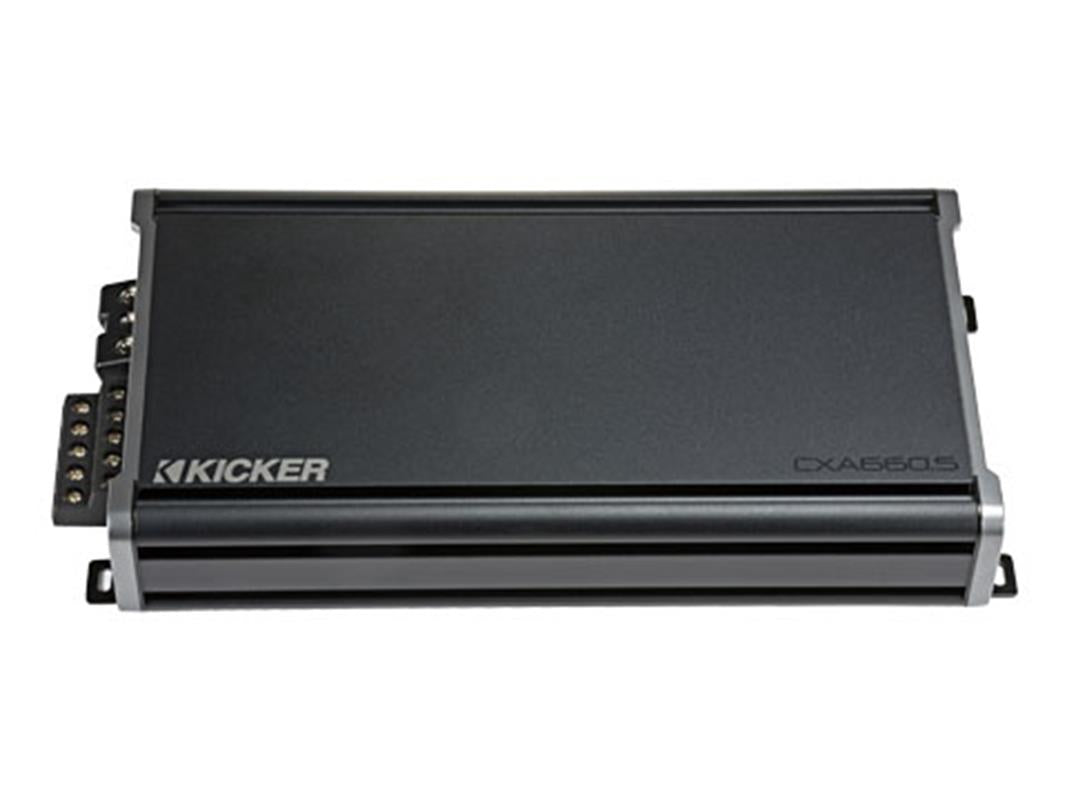 Kicker 46CXA6605, CXA660.5 5-kanalsförstärkare med 4 x 90 W och 300 W subwooferkanal
