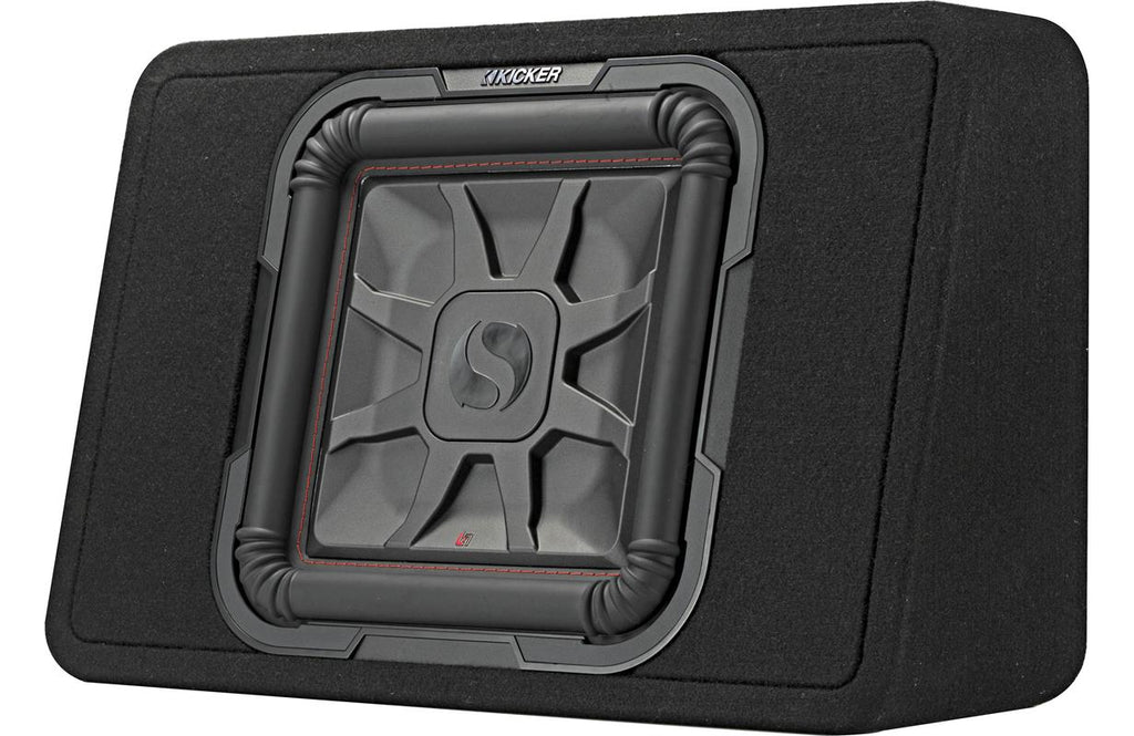 Kicker 46TL7T122, TL7T 12-tums (30 cm) Solo-Baric-subwoofer i lågprofilslåda, 2 ohm
