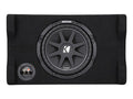 Kicker 48CDF104, Comp 10-tums (25 cm) subwoofer i nedåtriktad låda, 4 ohm