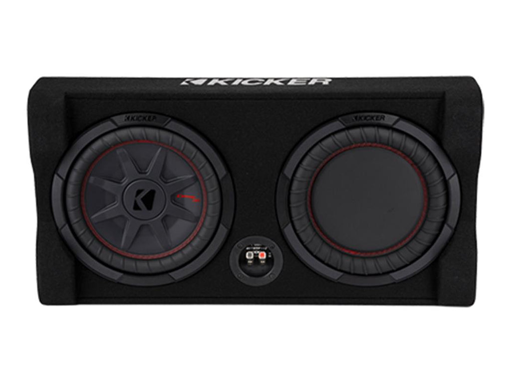 Kicker 48TRTP102, TRTP 10-tums (25 cm) tunn nedåtriktad subwooferlåda, 2 ohm