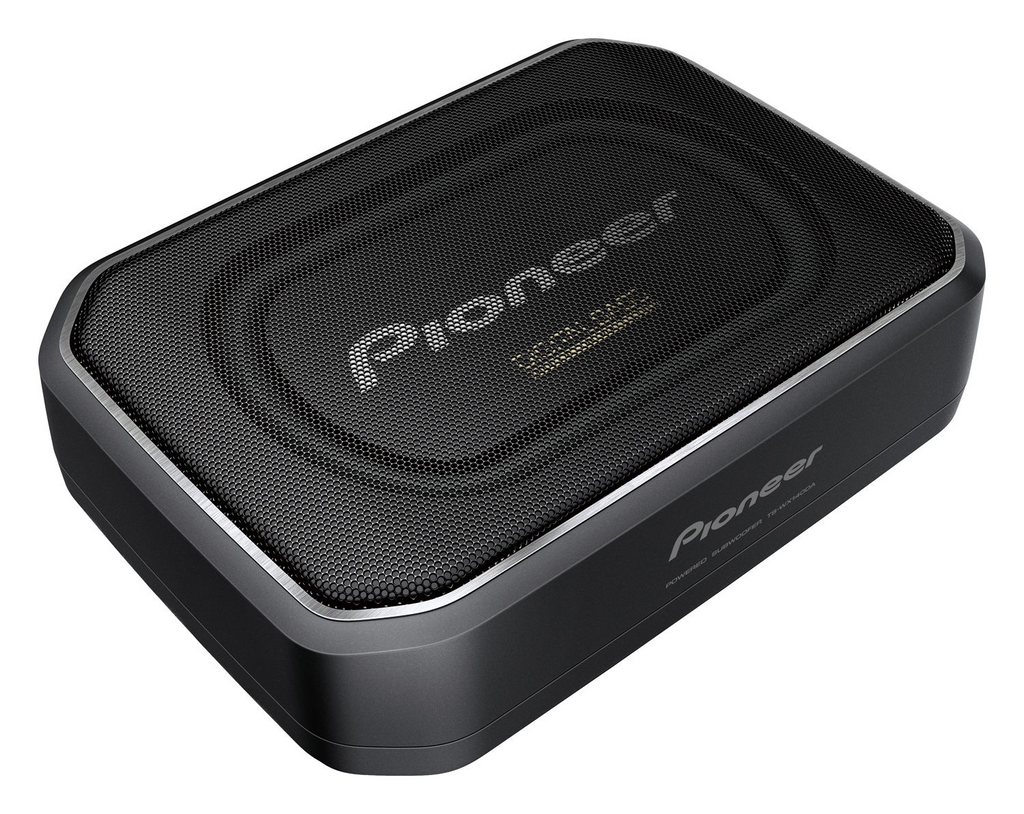 Pioneer TS-WX140DA, aktiv baslåda, klass D, 160 W