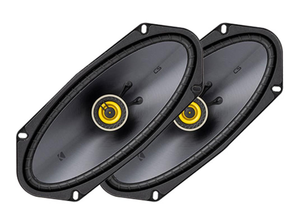 Kicker 50CSC4104, 4x10-tums koaxialhögtalare (100x250 mm), 4 ohm, RoHS-kompatibla