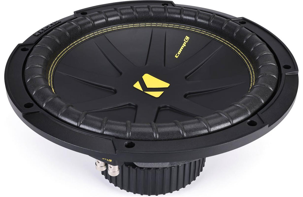 Kicker 50CWCD124, CompC 12-tums (30 cm) subwoofer med dubbla 4-ohms talspolar, RoHS-kompatibel