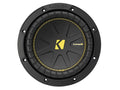 Kicker 50CWCD84, CompC 8-tums (20 cm) subwoofer med dubbla 4-ohms talspolar, RoHS-kompatibel