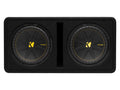 Kicker 50DCWC122, dubbla CompC 12-tums (30 cm) subwoofrar i basreflexlåda, 2 ohm