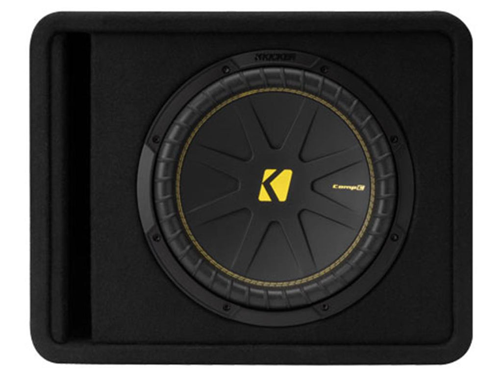 Kicker 50VCWC122, CompC 12-tums (30 cm) subwoofer i basreflexlåda, 2 ohm