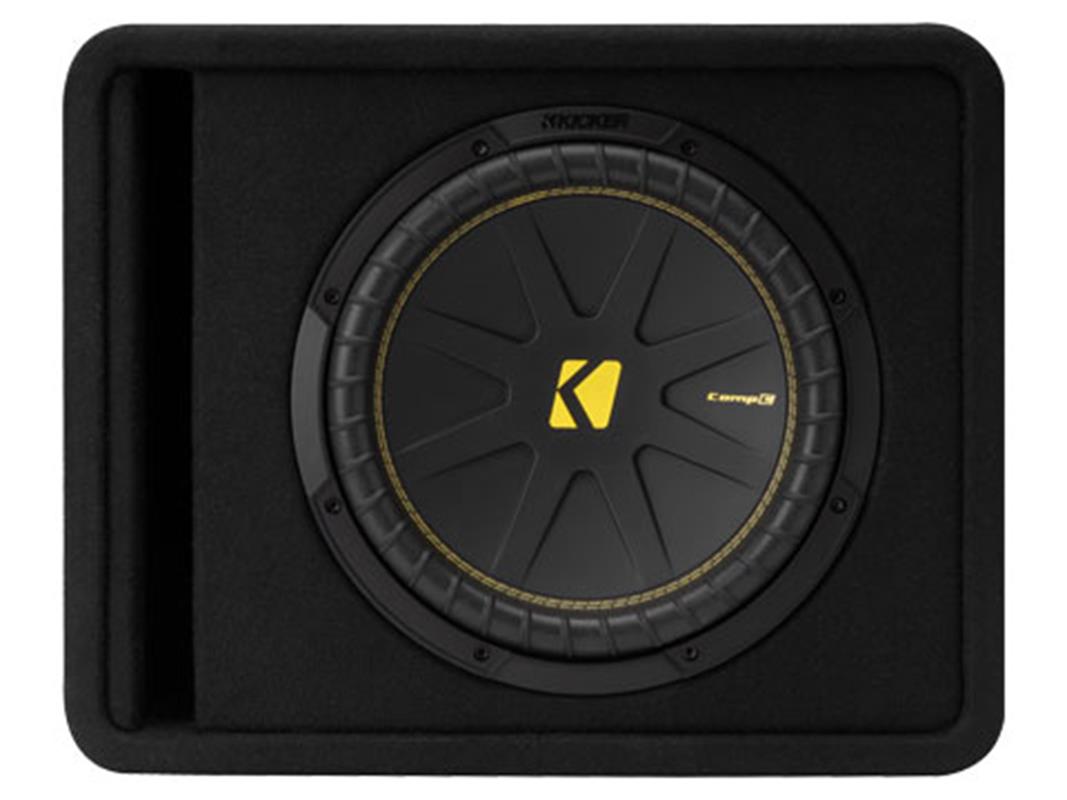 Kicker 50VCWC122, CompC 12-tums (30 cm) subwoofer i basreflexlåda, 2 ohm