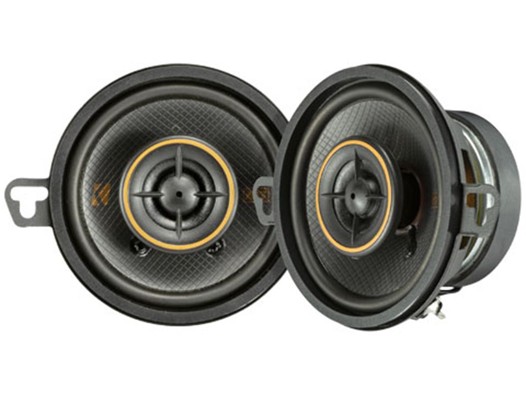 Kicker 51KSC3504, 3,5-tums koaxialhögtalare (89 mm) med 0,5-tums diskanter, 4 ohm