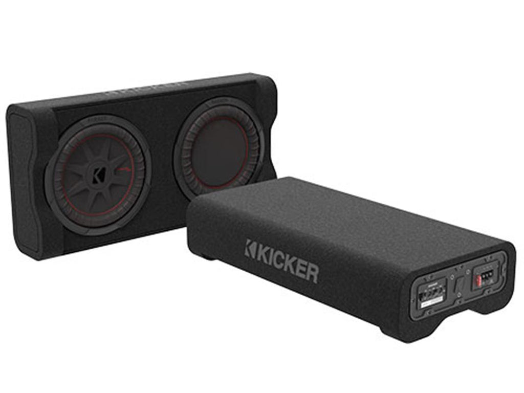 Kicker 51PTRTP10, PTRTP 10-tums (25 cm) aktiv nedåtriktad subwooferlåda, 400 W