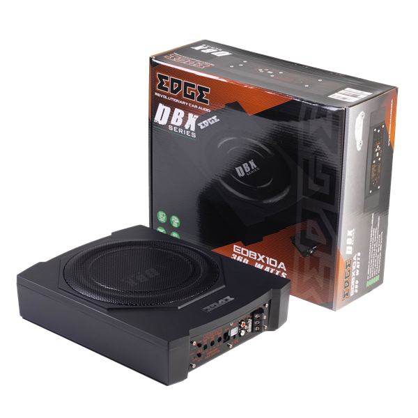 EDGE Slim-kabinett, 10" aktiv subwoofer