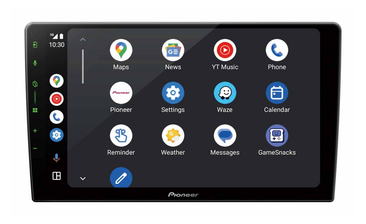 Pioneer SPH-PF97BT, Perfect Fit-bilstereo med Bluetooth, CarPlay, Android Auto, 4 V RCA och DSP