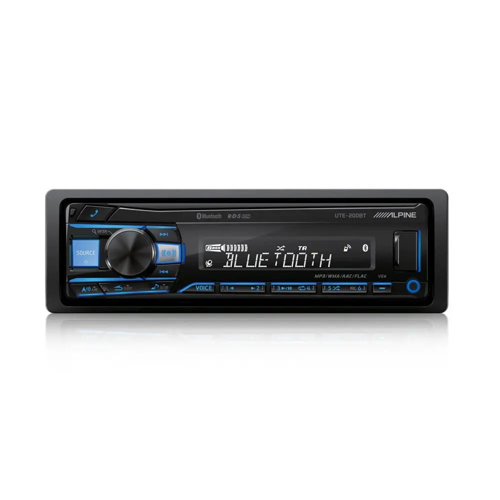 Alpine UTE-200BT, Bilstereo med Bluetooth