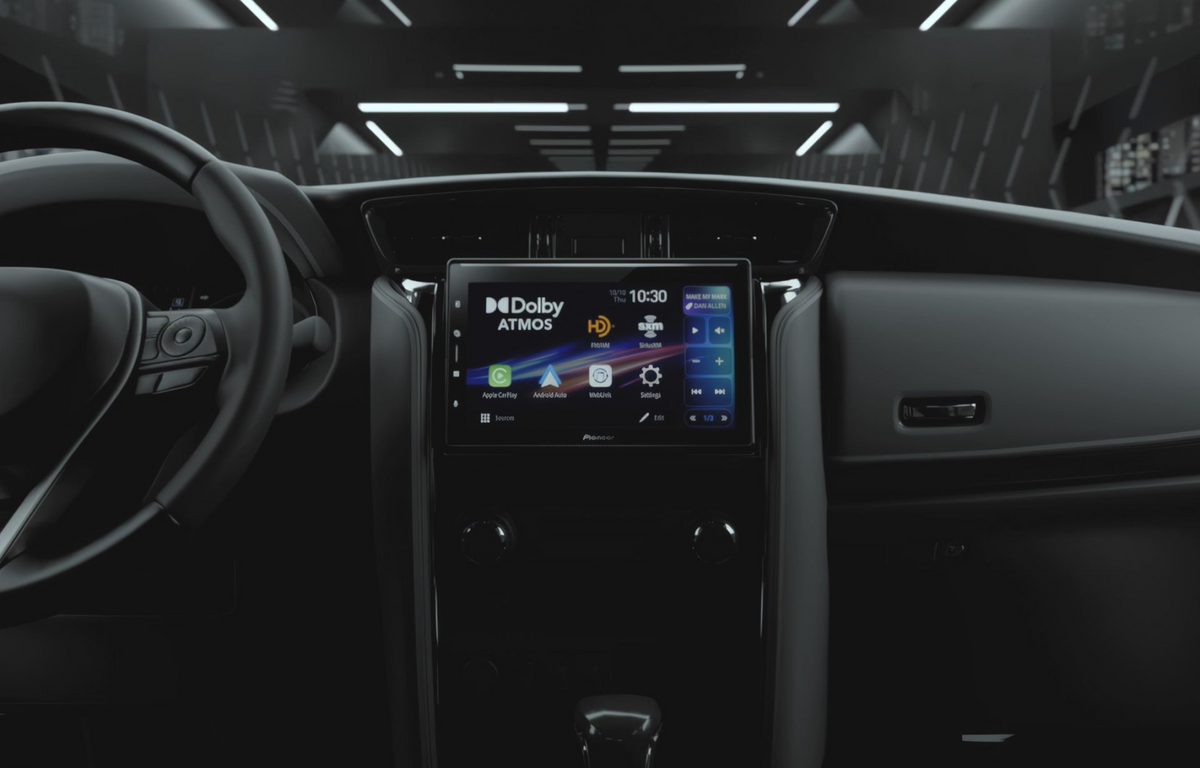 Pioneer SPH-EVO109DABUNI, Bilstereo med 10,1-tums pekskärm, 1-DIN