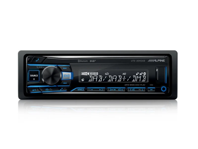 Alpine UTE-204DAB, Bilstereo med DAB och Bluetooth