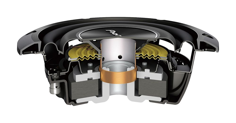Pioneer TS-A2000LD2, 8-tums A-serien, grund subwoofer, 700 W MAX