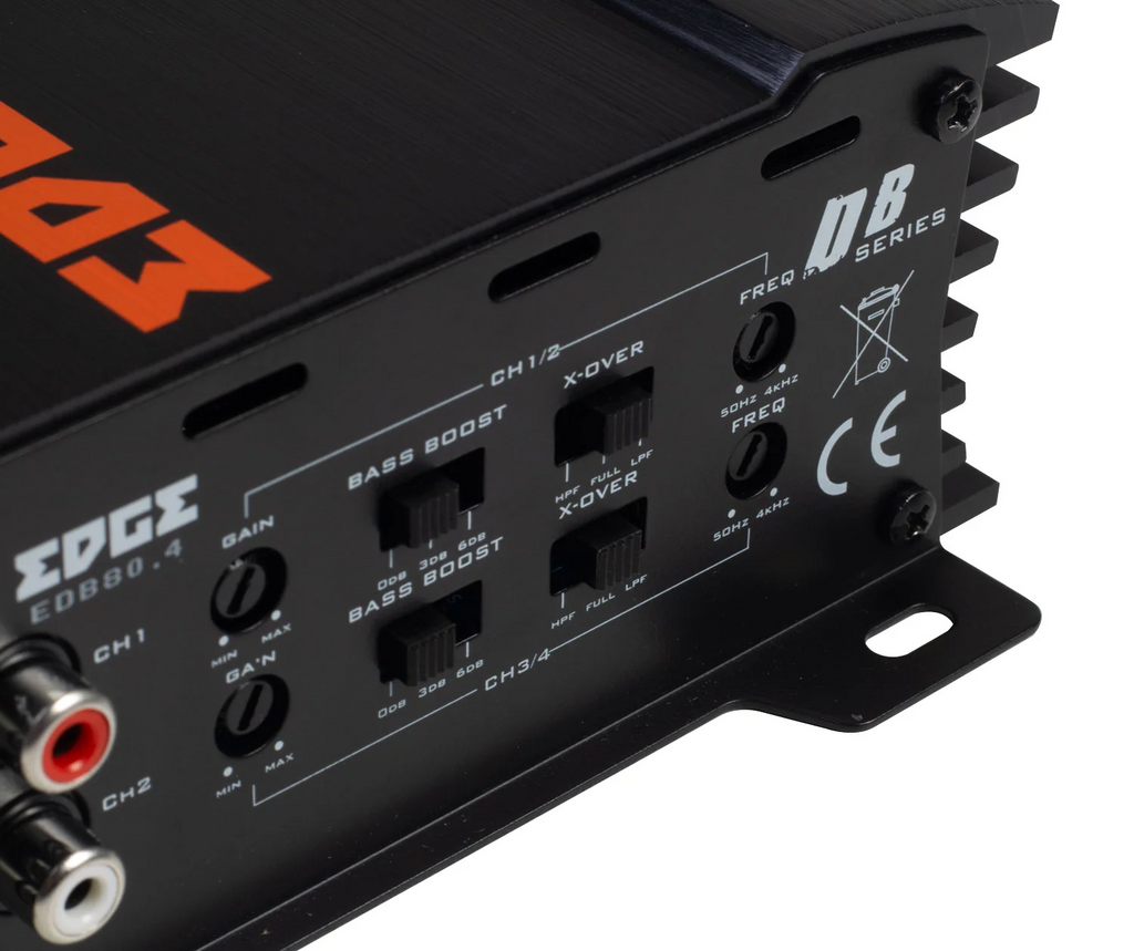 EDGE EDB80.4LITE-E2, Fyrkanaligt Slutsteg
