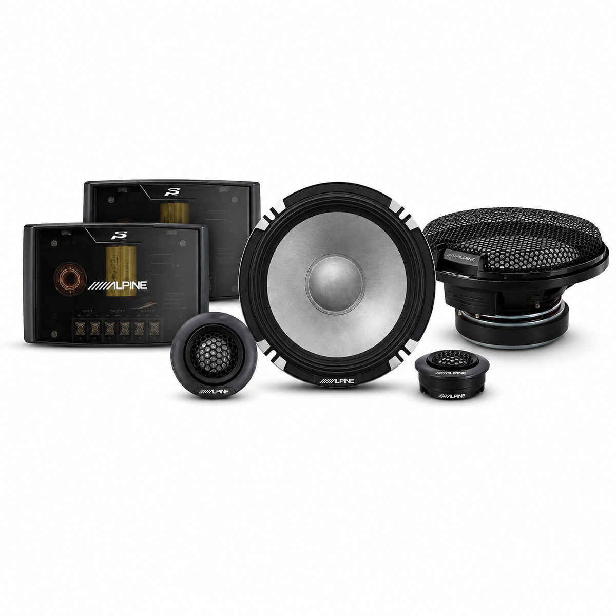 Alpine R2-S652 – 6,5" 2-vägs PRO-komponenthögtalare