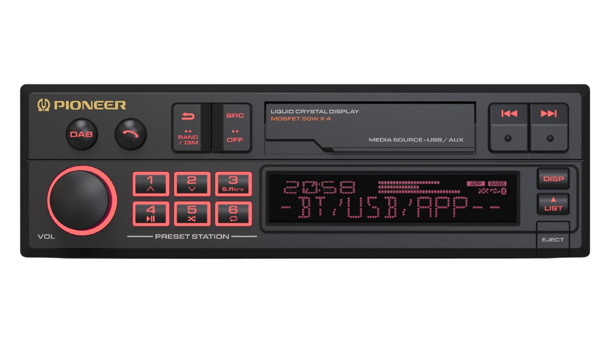 Pioneer SXT-C10PS, Retroradio, USB, Bluetooth, DAB