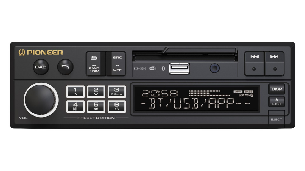 Pioneer SXT-C10PS, Retroradio, USB, Bluetooth, DAB
