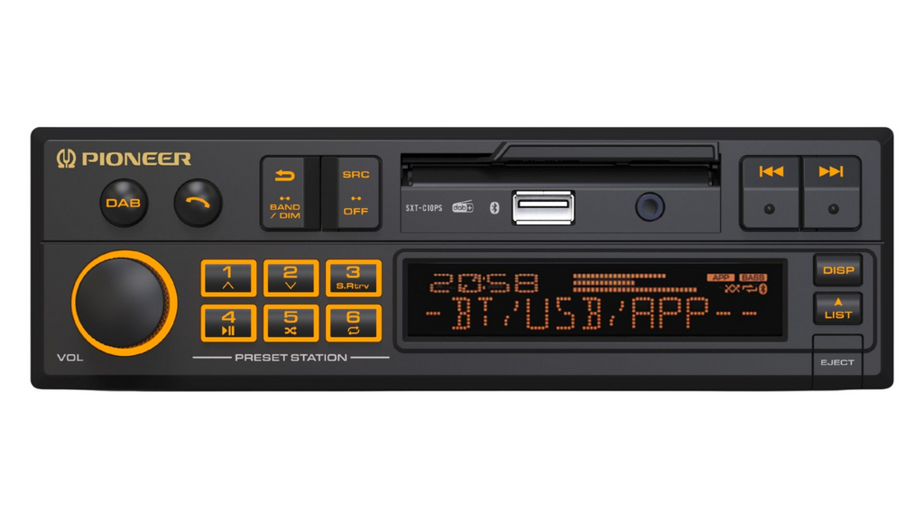 Pioneer SXT-C10PS, Retroradio, USB, Bluetooth, DAB