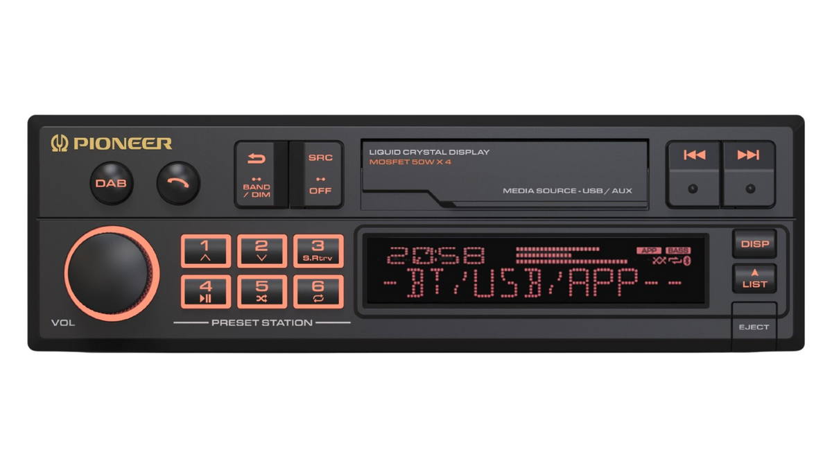 Pioneer SXT-C10PS, Retroradio, USB, Bluetooth, DAB
