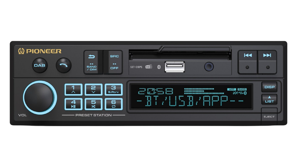 Pioneer SXT-C10PS, Retroradio, USB, Bluetooth, DAB