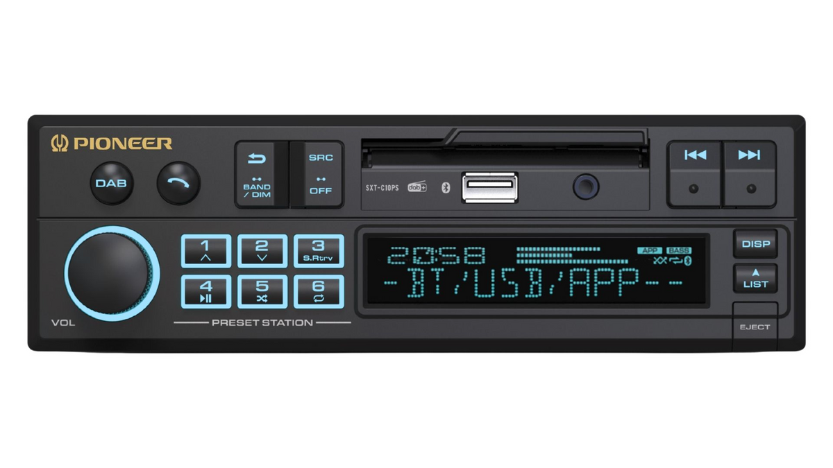 Pioneer SXT-C10PS, Retroradio, USB, Bluetooth, DAB