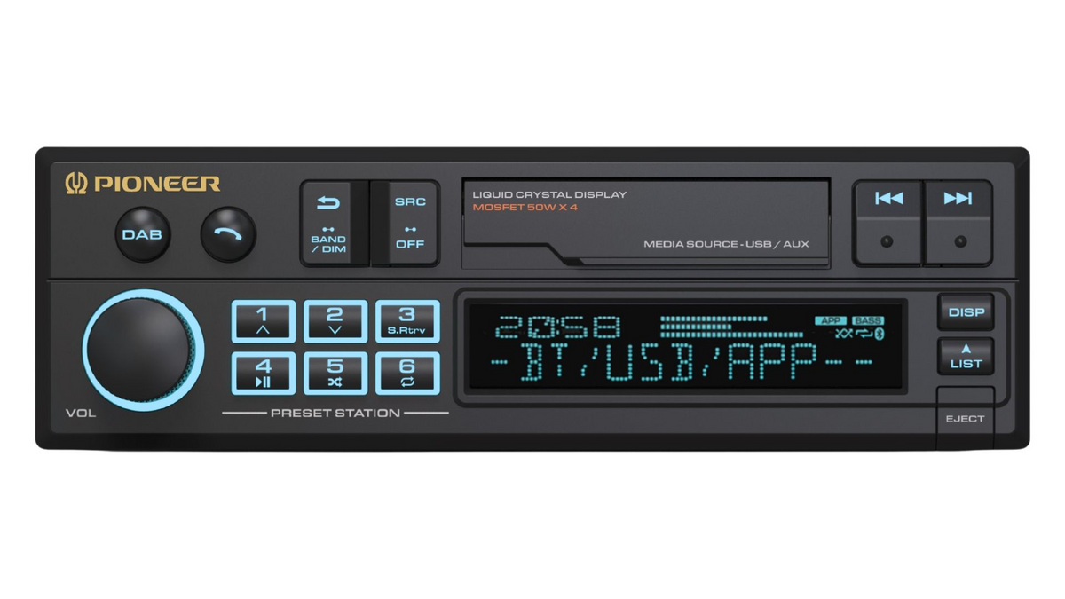 Pioneer SXT-C10PS, Retroradio, USB, Bluetooth, DAB